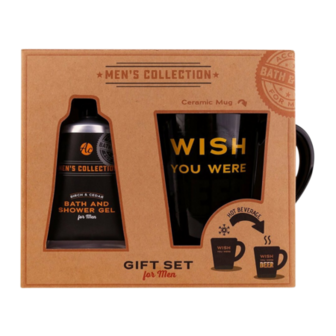 Cadeauset Heren met Mok en douchegel