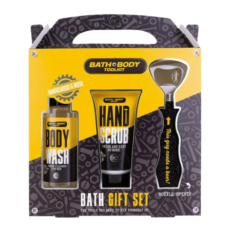 Cadeauset Heren Bath & Body - body wash - handscrub