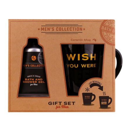 Cadeauset Heren met Mok en douchegel