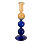 Kandelaar Bubbel oranje-blauw