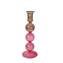 Kandelaar Bubbel beige-roze